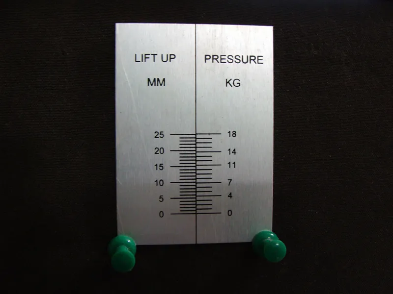 s s name plates -with measuring units